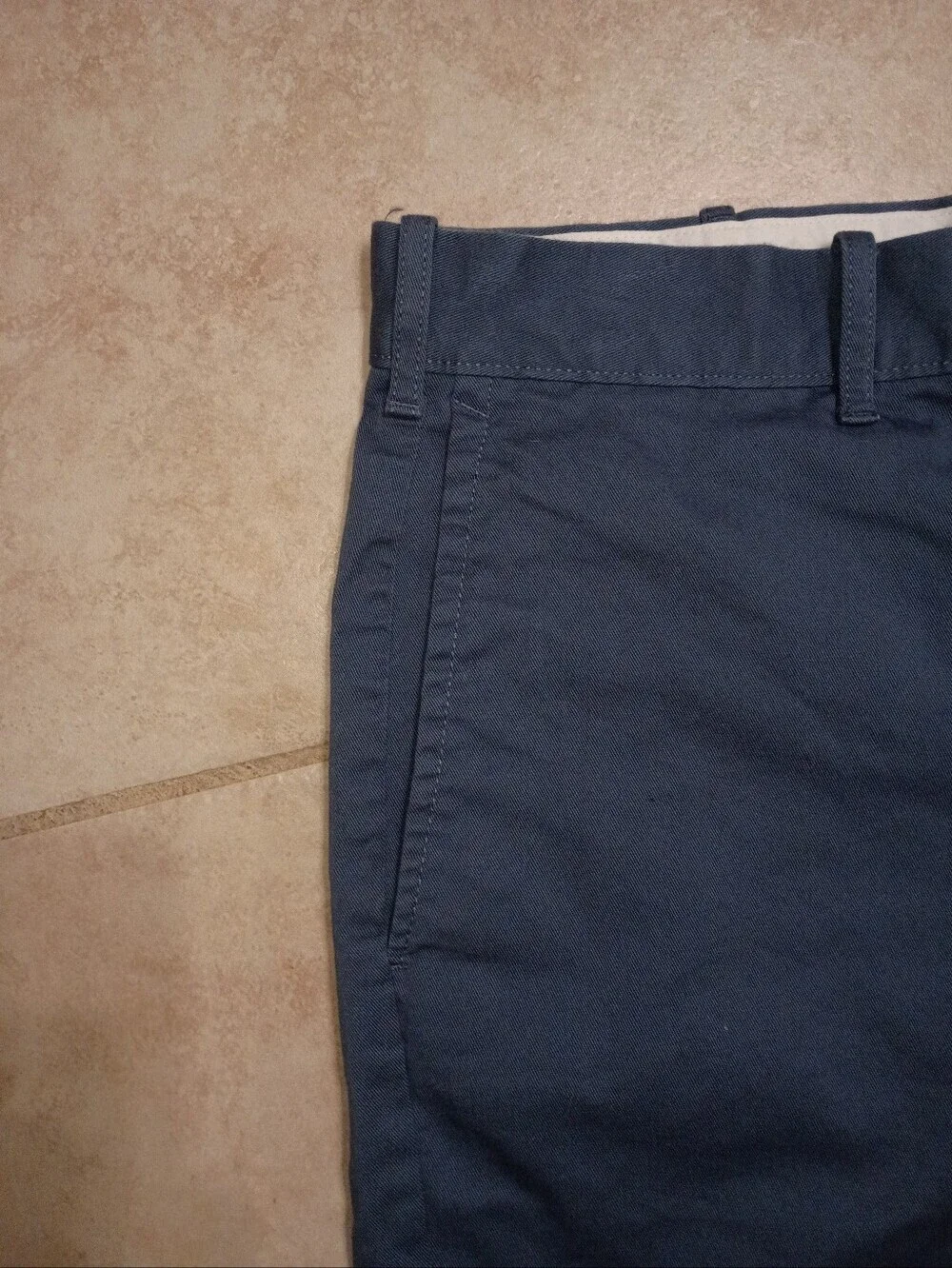J. Crew Slate Blue Flat-Front Men's Shorts